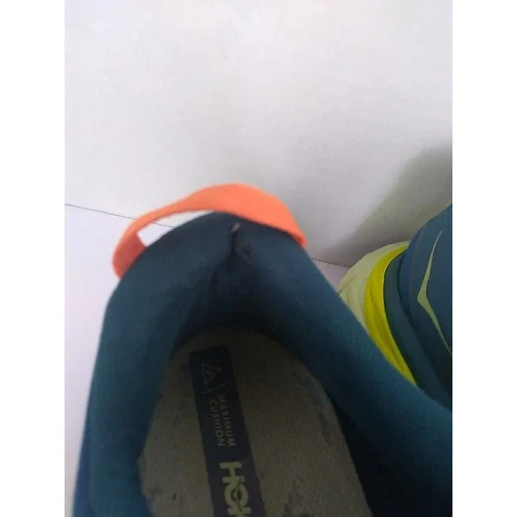 HOKA Running Shoes‎ Athletic Sneakers Cushioned Performance Training Blue Yellow